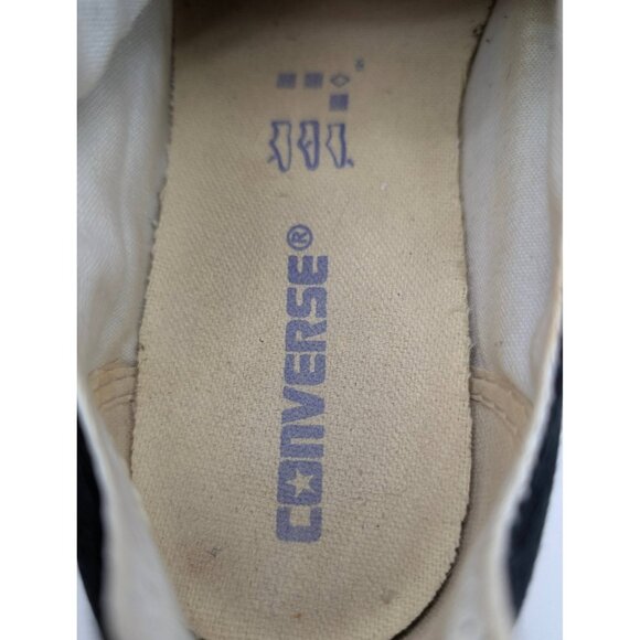 CONVERSE ALL STAR Womens Size 8.5 Canvas Low Top Sneakers Black Pink Chucks Lace - Picture 8 of 8